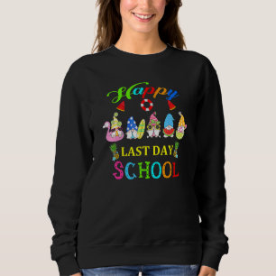 Sudadera Feliz Último Día De Graduación Escolar De Estudian