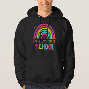 Sudadera Feliz Último Día De Graduación Escolar De Estudian