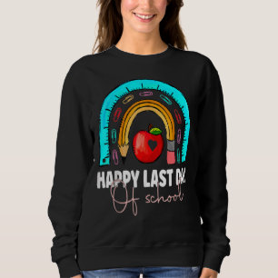 Sudadera Feliz Último Día De Graduación Escolar De Estudian