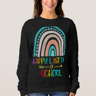 Sudadera Feliz Último Día De Graduación Escolar De Estudian