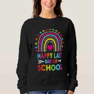 Sudadera Feliz Último Día De Graduación Escolar De Estudian