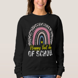 Sudadera Feliz Último Día De Graduación Escolar De Estudian