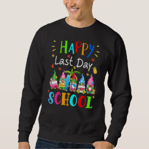 Sudadera Feliz Último Día De Graduación Escolar De Estudian