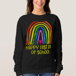Sudadera Feliz Último Día De Graduación Escolar De Estudian