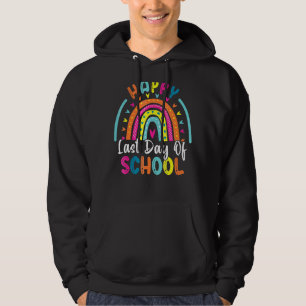 Sudadera Feliz Último Día De Graduación Escolar De Estudian