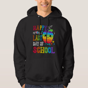 Sudadera Feliz Último Día De Graduación Escolar De Estudian