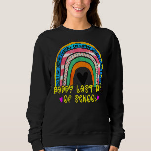 Sudadera Feliz Último Día De Graduación Escolar De Estudian