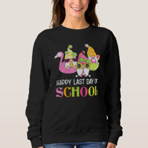 Sudadera Feliz Último Día De Graduación Escolar De Estudian