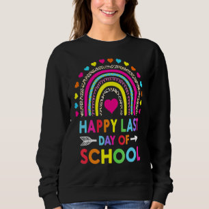 Sudadera Feliz Último Día De Graduación Escolar De Estudian