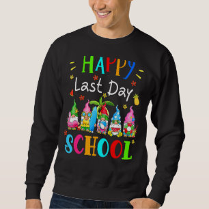 Sudadera Feliz Último Día De Graduación Escolar De Estudian
