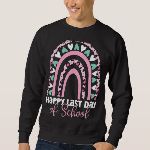 Sudadera Feliz Último Día De Graduación Escolar De Estudian