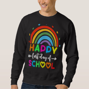 Sudadera Feliz Último Día De Graduación Escolar De Estudian