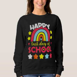 Sudadera Feliz Último Día De Graduación Escolar De Estudian
