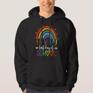 Sudadera Feliz Último Día De Graduación Escolar De Estudian