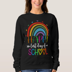 Sudadera Feliz Último Día De Graduación Escolar De Estudian