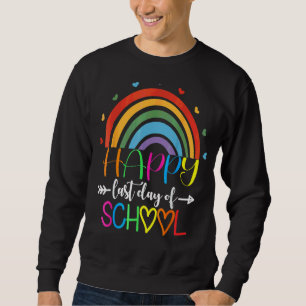 Sudadera Feliz Último Día De Graduación Escolar De Estudian