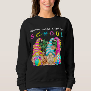 Sudadera Feliz Último Día De Graduación Escolar De Estudian