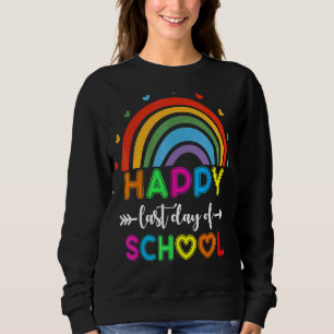 Sudadera Feliz Último Día De Graduación Escolar De Estudian