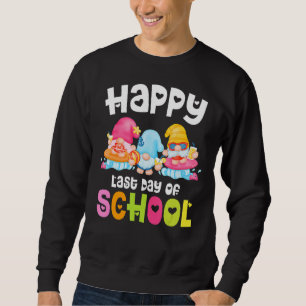 Sudadera Feliz Último Día De Graduación Escolar De Estudian