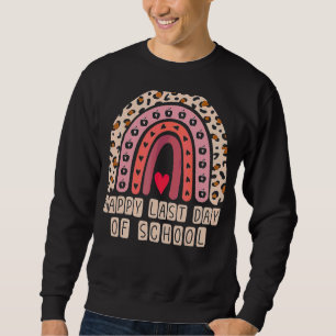 Sudadera Feliz Último Día De Graduación Escolar De Estudian
