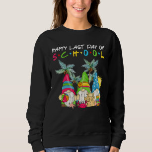 Sudadera Feliz Último Día De Graduación Escolar De Estudian