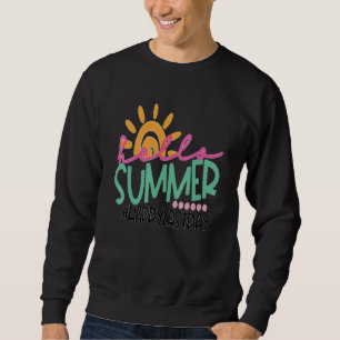 Sudadera Feliz último día de la escuela preescolar Rainbow