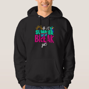 Sudadera Feliz Último Día De Los Maestros Escolares Es Vera