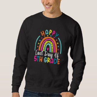 Sudadera Feliz Último Día De Rai Estudiantil De 5º Grado