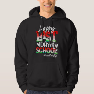 Sudadera Feliz Último Día Del Colegio sandía Almuerzo Lady 