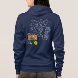 Sudadera Feliz Verano Surfing My Heart Beats Hoodie