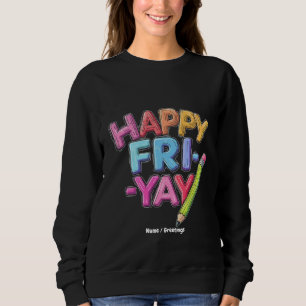 Sudadera Feliz viernes a los enamorados de divertida profes