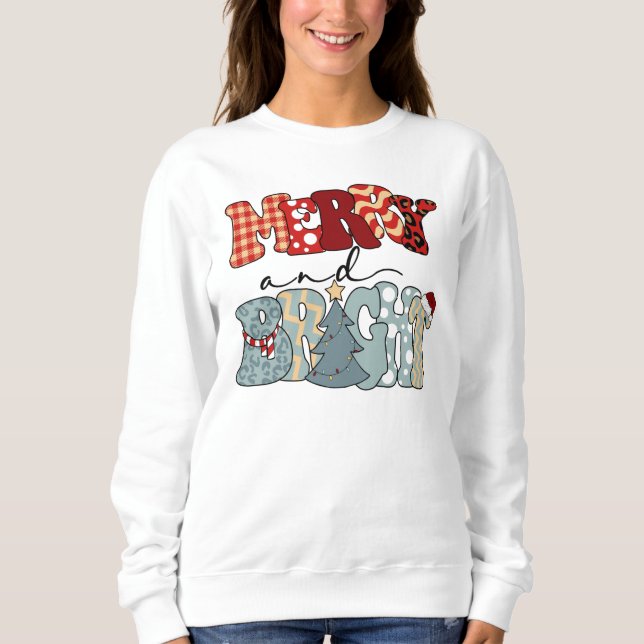 Sudadera Feliz y brillantes Navidades-Feliz Navidad-Diverti (Anverso)