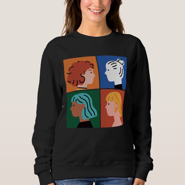 Sudadera Female Unity Sisterhood IWD Gift (Anverso)