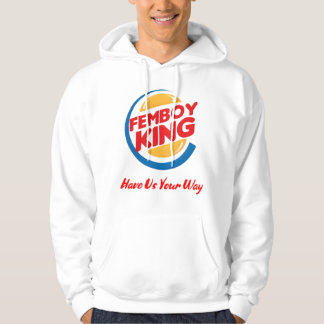 Sudadera Femboy King Hoodie de un lado