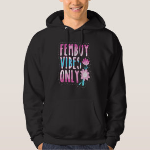 Sudadera Femboy Vibes Only Gay Pride Flag Posibes For