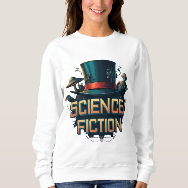 Sudadera femenina de ciencia/ficción (Anverso)