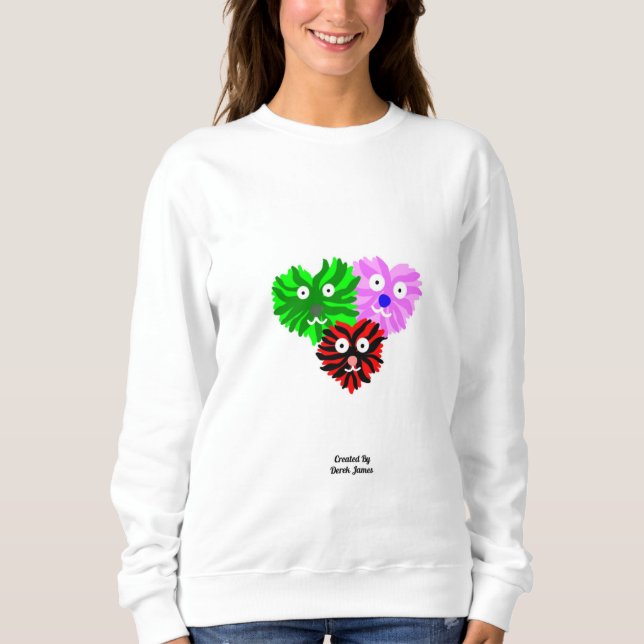 Sudadera femenina de Heart Fuzzies (Anverso)