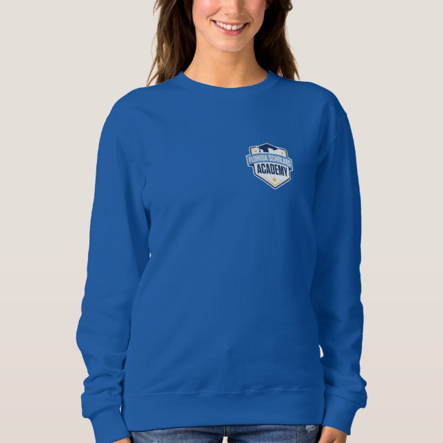 Sudadera femenina de la FSA (azul) (Anverso)