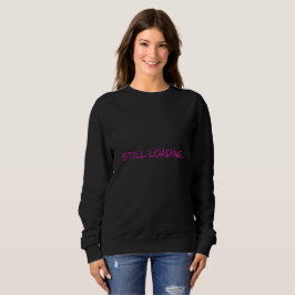 Sudadera Femenina de Tipografía Rosa Divertida Car