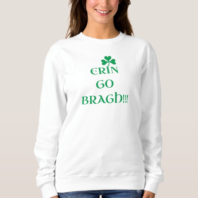 Sudadera femenina "ERIN GO BRAGH" (Anverso)