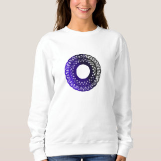 sudadera femenina torpam morado-negro