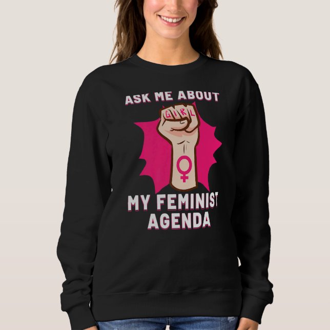 Sudadera Feminismo Empoderamiento Femenino Elección Pro Abo (Anverso)