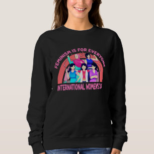 Sudadera Feminismo para Todos Día Internacional de la Mujer