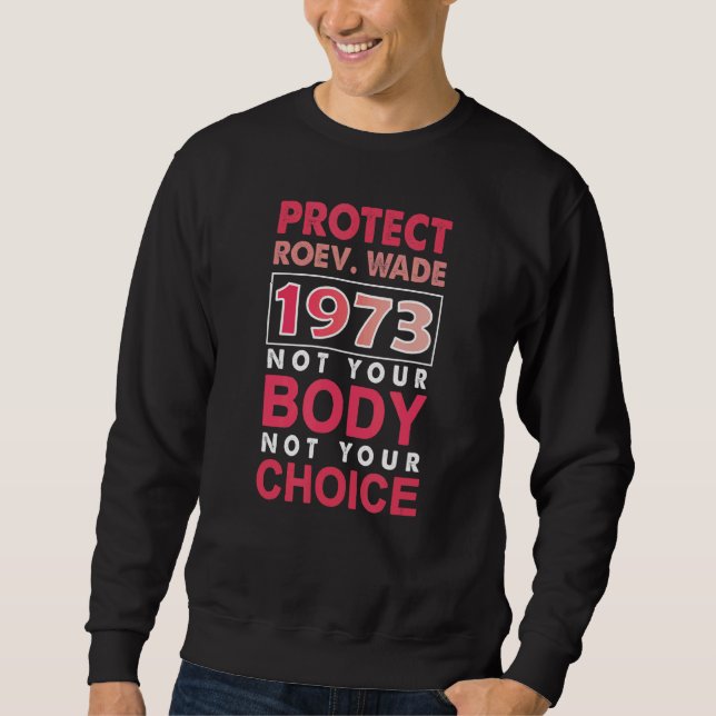 Sudadera Feminista de Roe V Wade (Anverso)