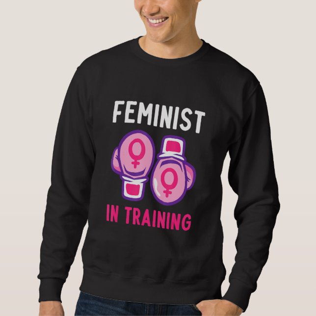 Sudadera Feminista En La Formación El Empoderamiento Femini (Anverso)