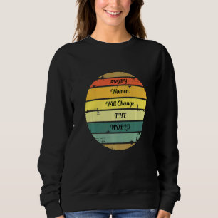 Sudadera Feminista Enfadada Vintage Derechos de la Mujer Ig