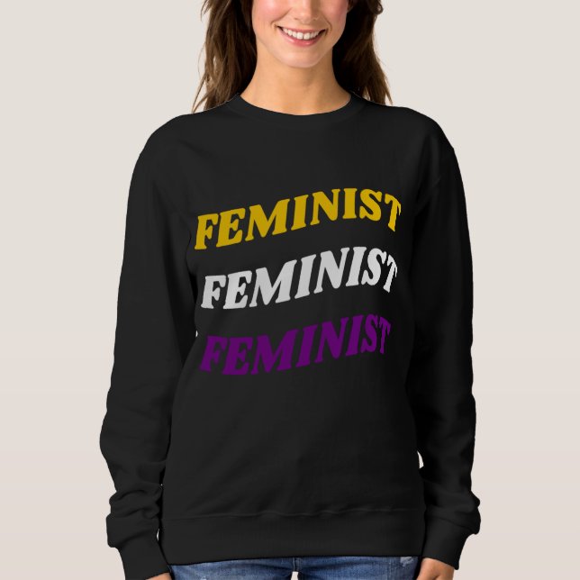 Sudadera Feminista Estadounidense (Anverso)