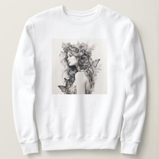 Sudadera Feminista | Moderna igualdad Chica poder autoamor (Anverso del diseño)
