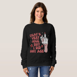 Sudadera Feminista sarcástica