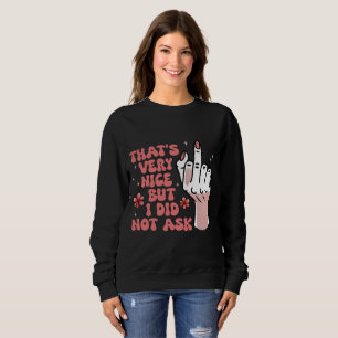 Sudadera Feminista sarcástica
